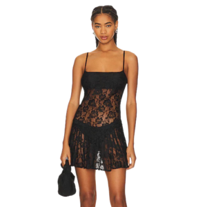 Frankies Bikinis Carlotta Lace Mini Dress